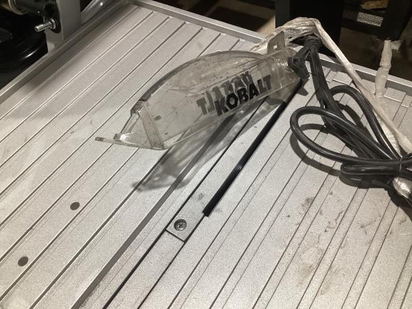 Lot # 2025 Kobalt 7" Wet Tabletop Sliding Table Tile Saw $219