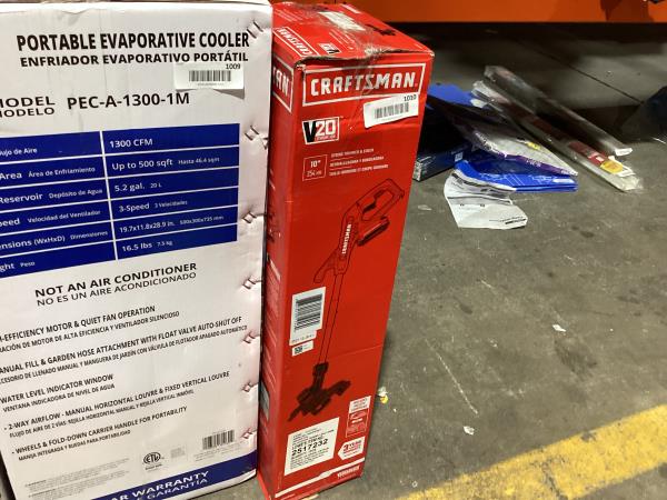 Lot # 1010 Craftsman Cordless String Trimmer 20 V 10-in $90