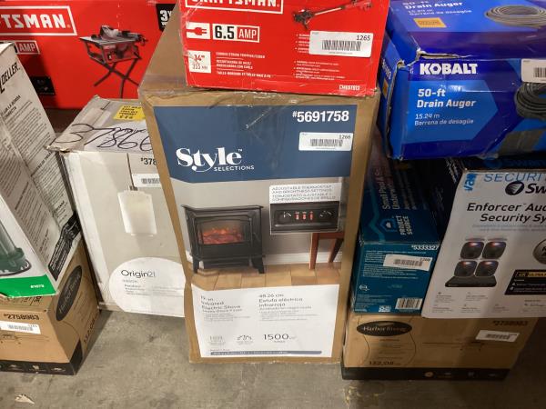 Lot # 1266 Style Selections Metal Electric Stove $99