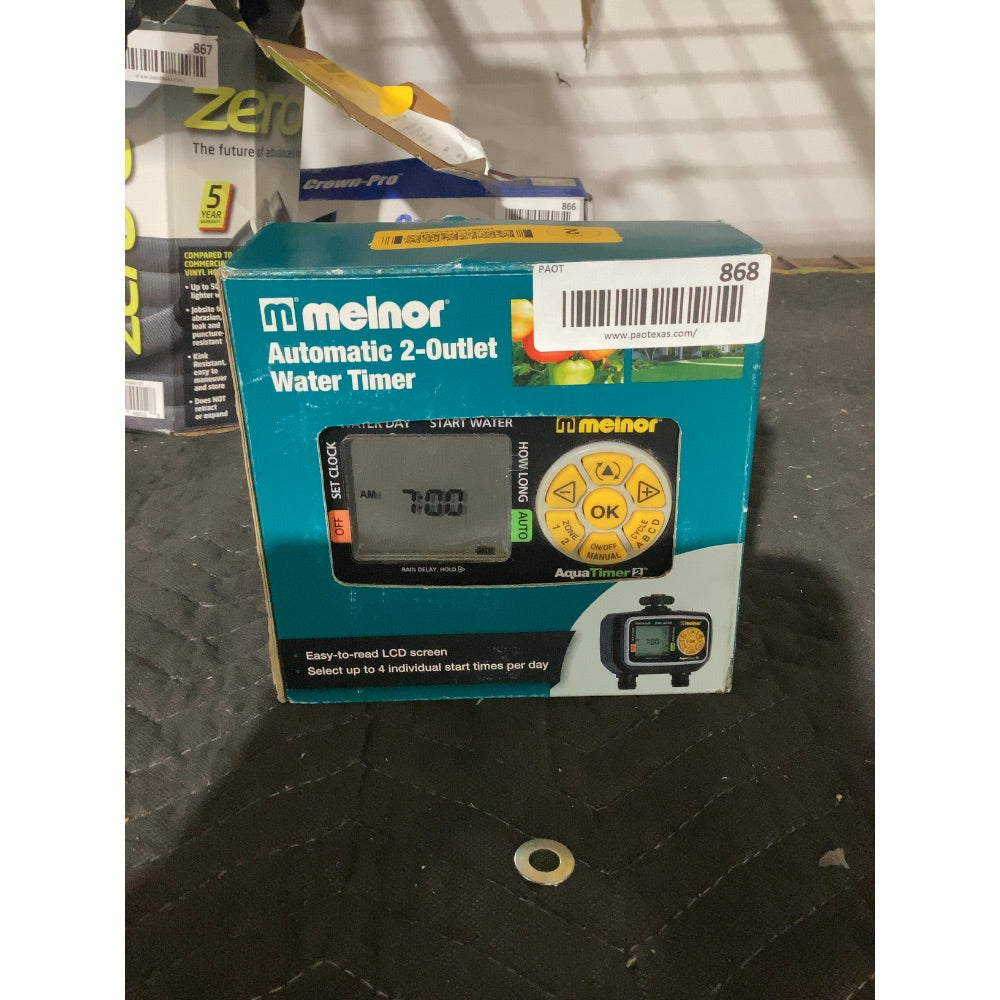Lot # 868 Melnor Watering Timers $42.99