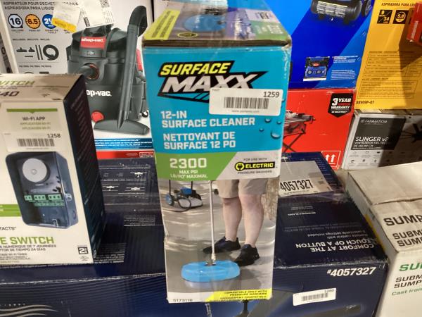 Lot # 1259 SURFACE MAXX 12" SURFACE CLEANER $44