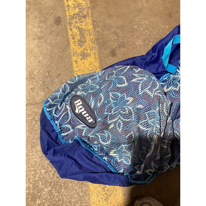 Lot # 878 Aqua Mesh Floral Pool Hammock Lounge Float - $20