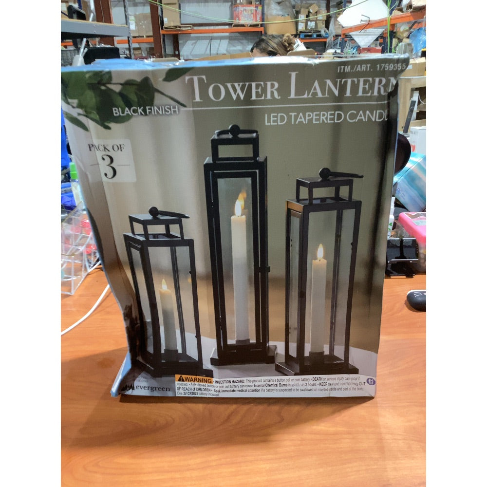 Lot # 102 Evergreen Tower Lantern $39.99