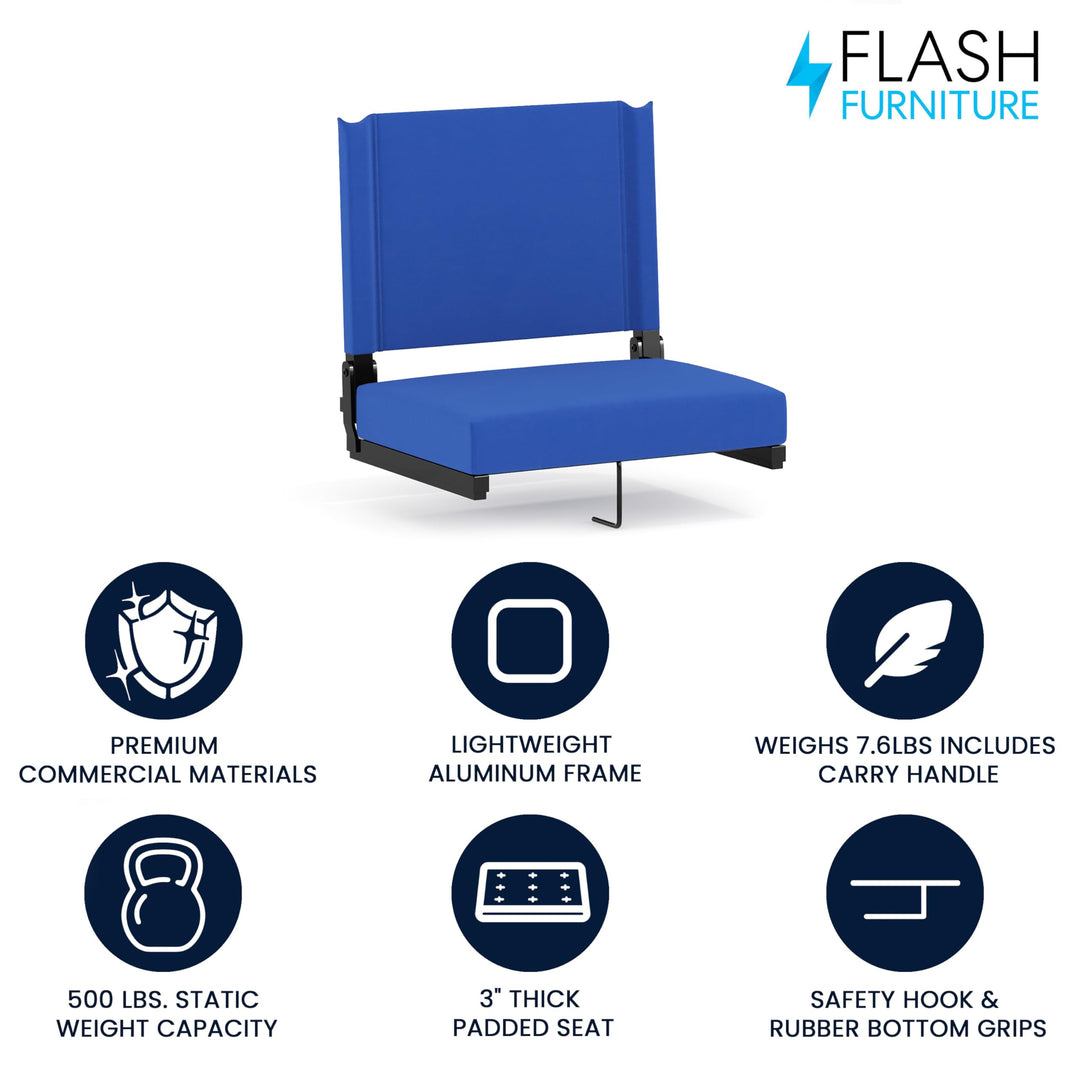 Lot # 1655 Flash Furniture Stadium Chair $51.64