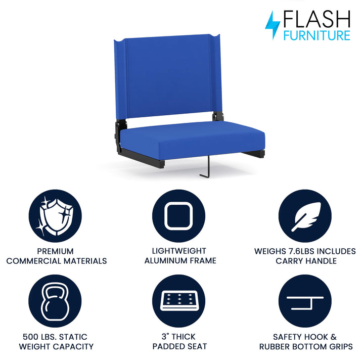 Lot # 1655 Flash Furniture Stadium Chair $51.64