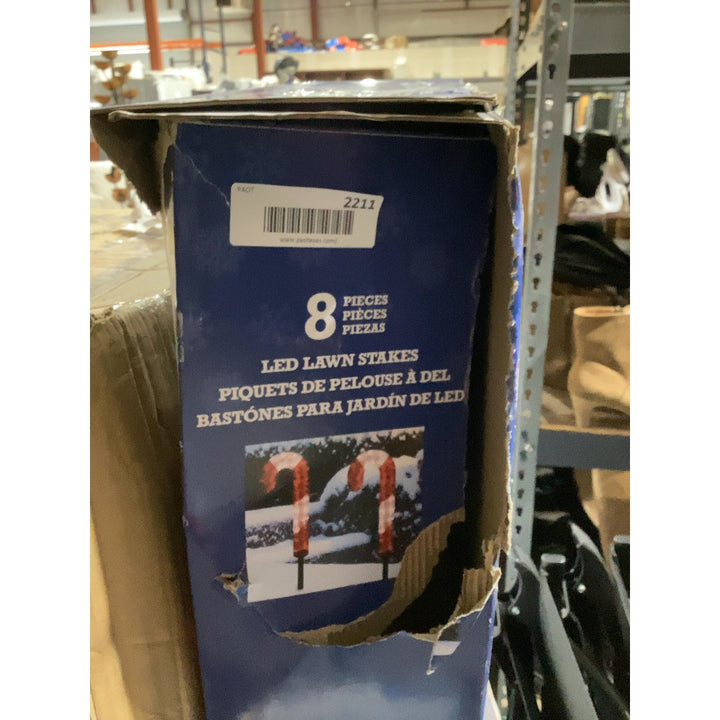 Lot # 2211 Candy Cane Lawn Stakes $25.00