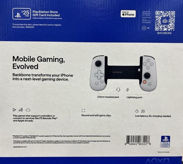 Backbone One Mobile Gaming Controller for iPhone(Lightning)