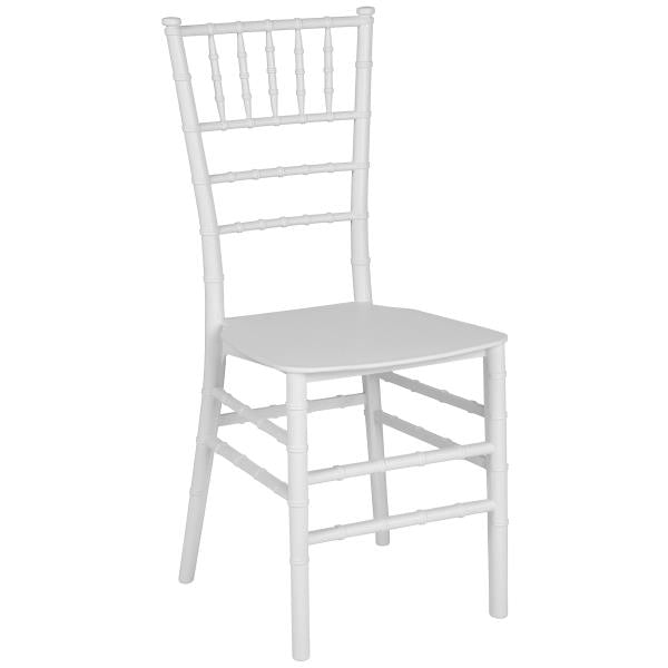 Lot # 2102 Flash Furniture HERCULES Series White Resin Stacking Chiavari Chair