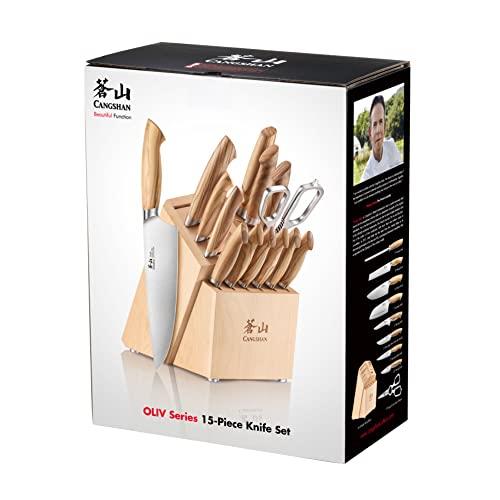 Cangshan OLIV 15-Piece Knife Block Set