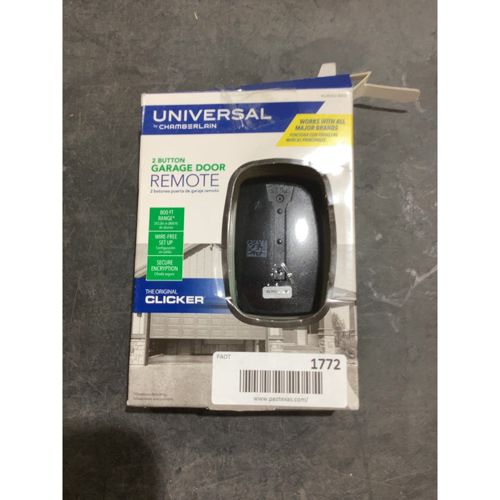 Lot # 1772 The Original Clicker Universal Garage Door Remote $43.16