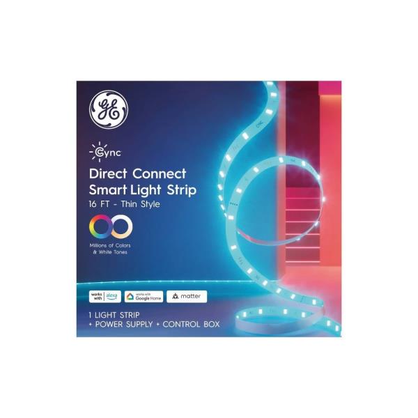 Lot # 957 GE GE CYNC Smart LED Full Color Light Strip
