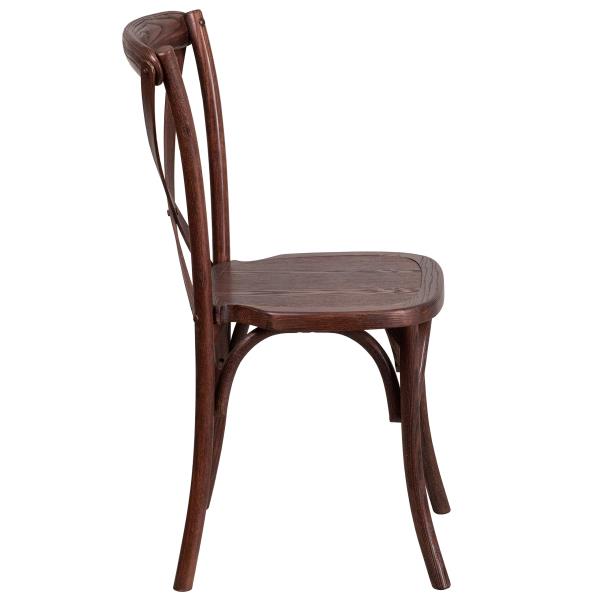 Lot # 2276 Flash Furniture HERCULES Series Mahogany Cross Back Chair