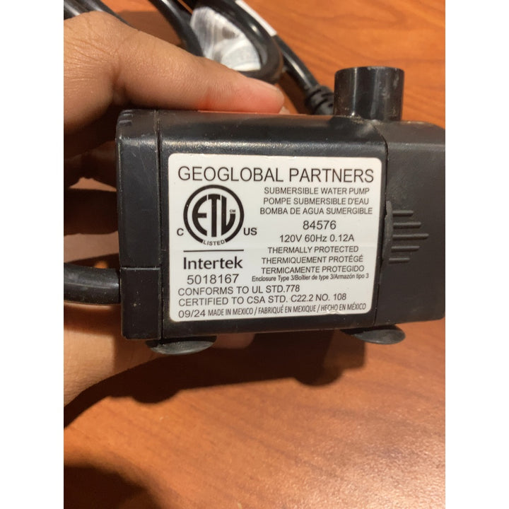Lot # 1090 GEOGLOBAL PARTNERS 84576 Submersible Pump $29