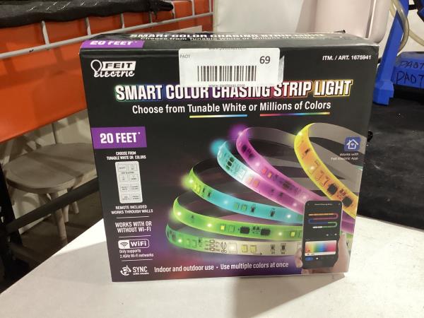 Lot # 69 Feit Electric 20’ Smart Color  Strip Light $50