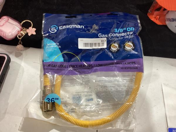 Lot # 817 EASTMAN Gas Appliance Connector $29