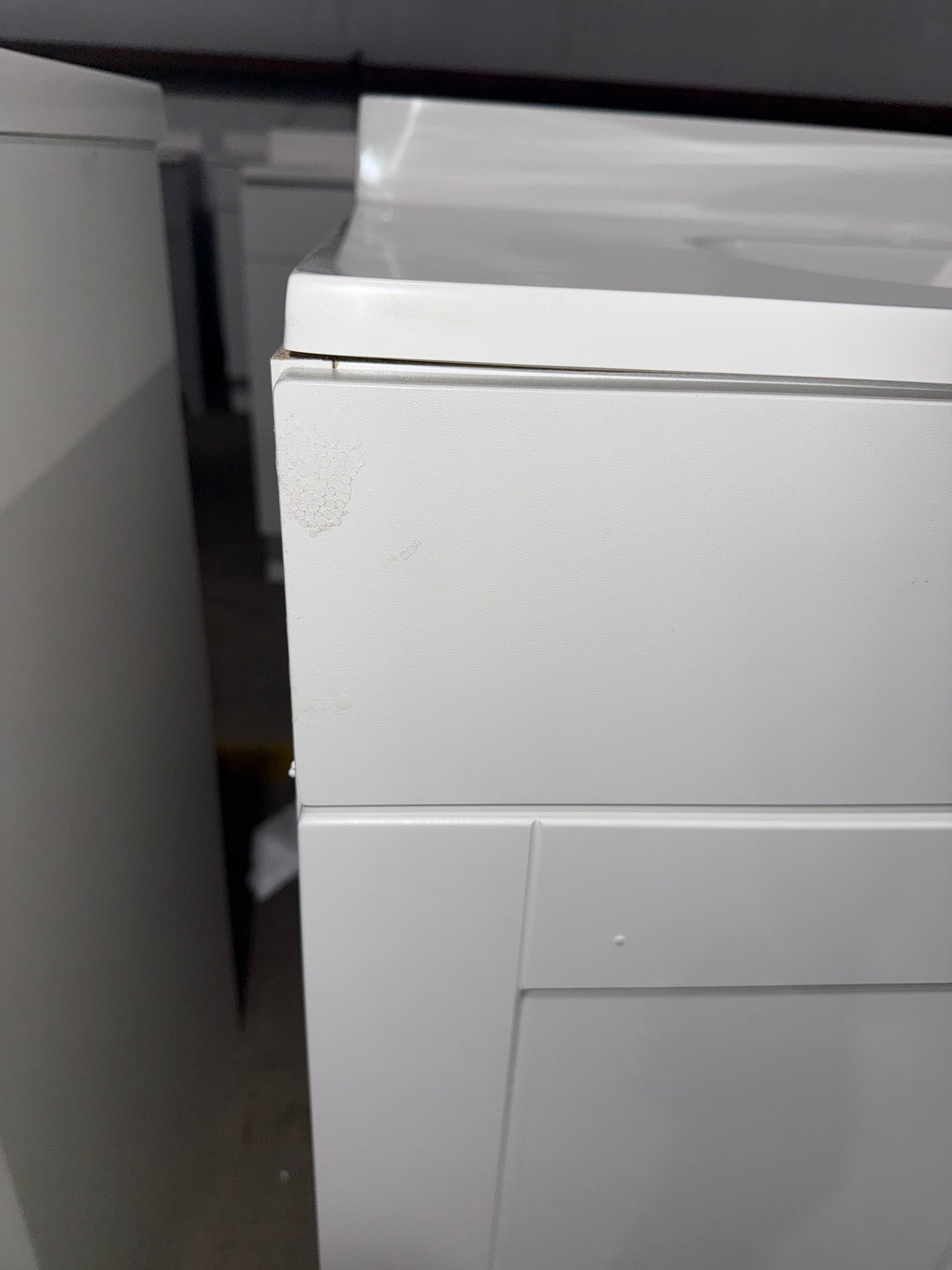 Project Source Dover 30-in True White Single sink Bathroom Vanity with White Cultured marble Top (Open Box)