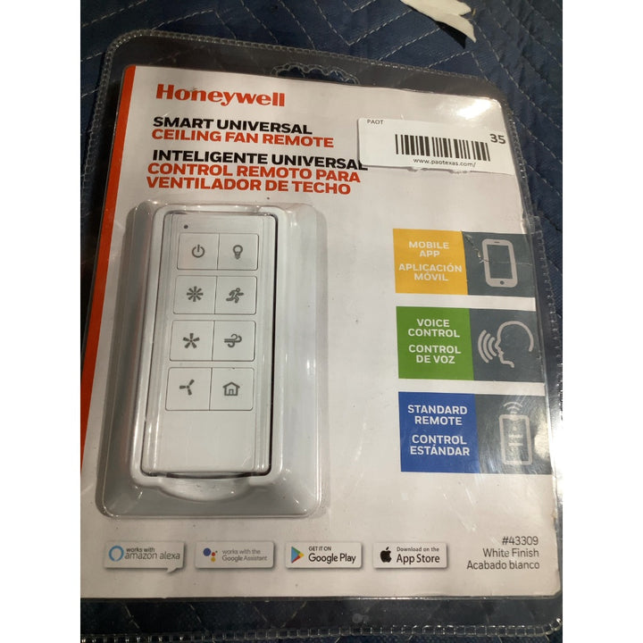 Lot # 35 Honeywell Ceiling Fan $25.00