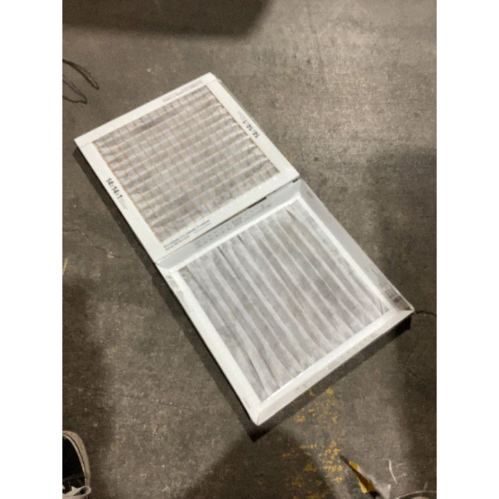 Lot # 731 Grey-White 14x14x1 Pleated Air Filter $10