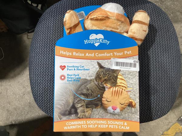 Lot # 650  Heartbeat Huggie Kitty Plush Toy $29
