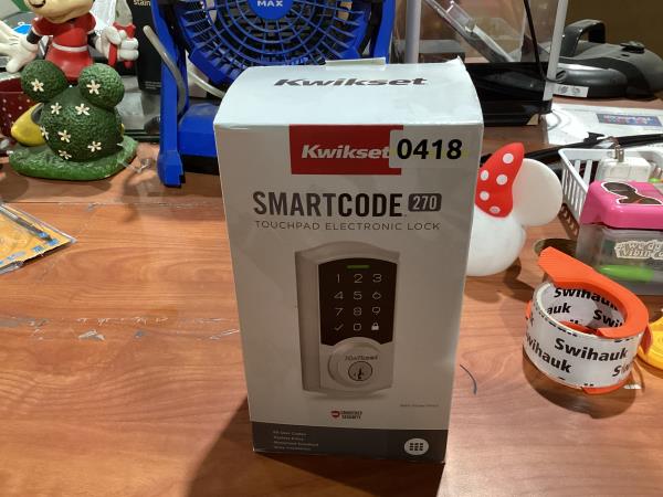 270 Traditional Smartcode Touchpad Deadbolt $115