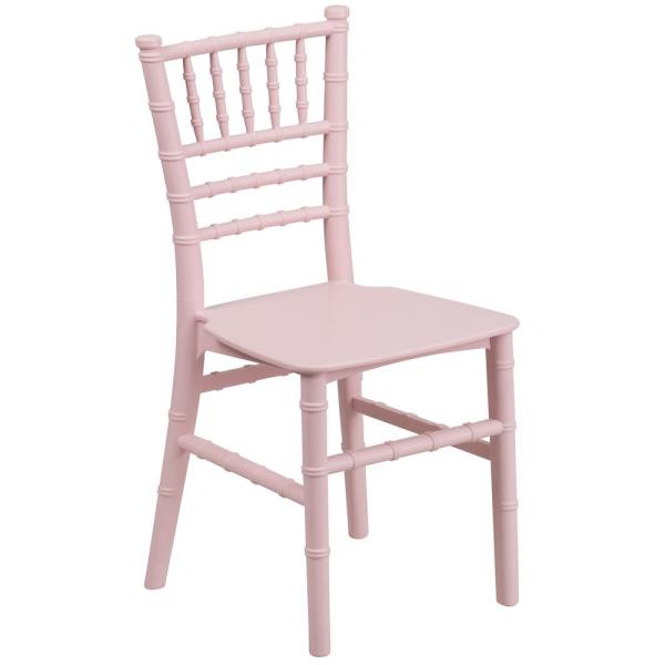 Lot # 2078 Kids Pink Resin Chiavari Chair