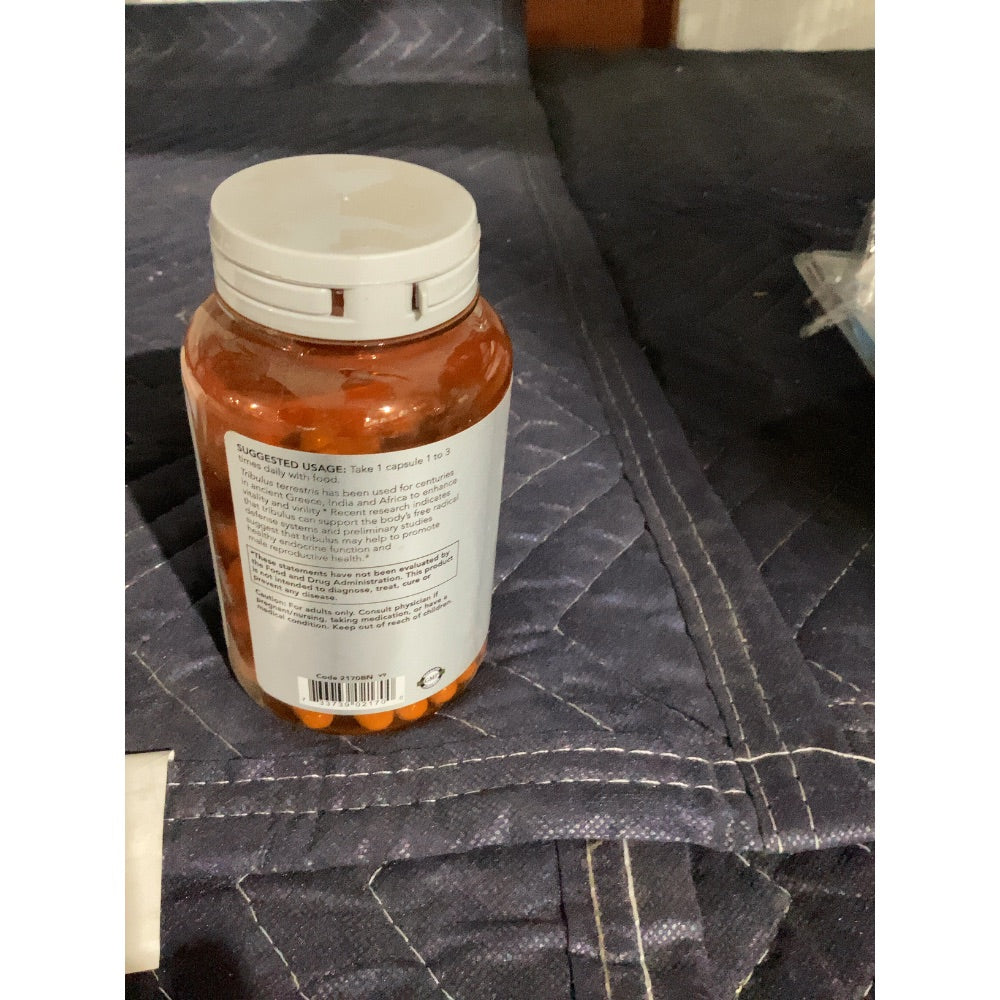 Lot # 1018 NOW Foods Tribulus Herbal Supplements $9.90