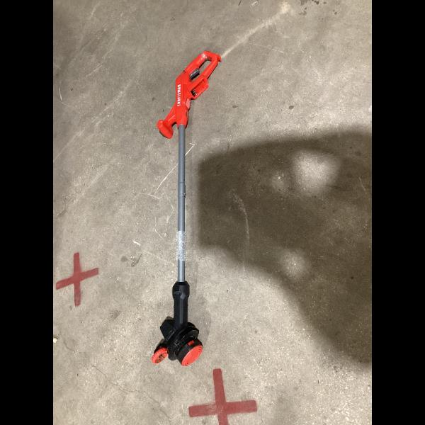 Lot # 1433 CRAFTSMAN Red Cordless String Trimmer Model 55 $70