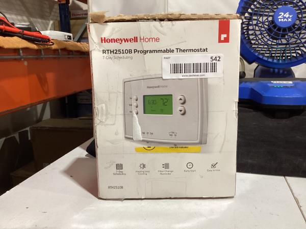 Lot # 542 Honeywell 7-Day Programmable Thermostat $56