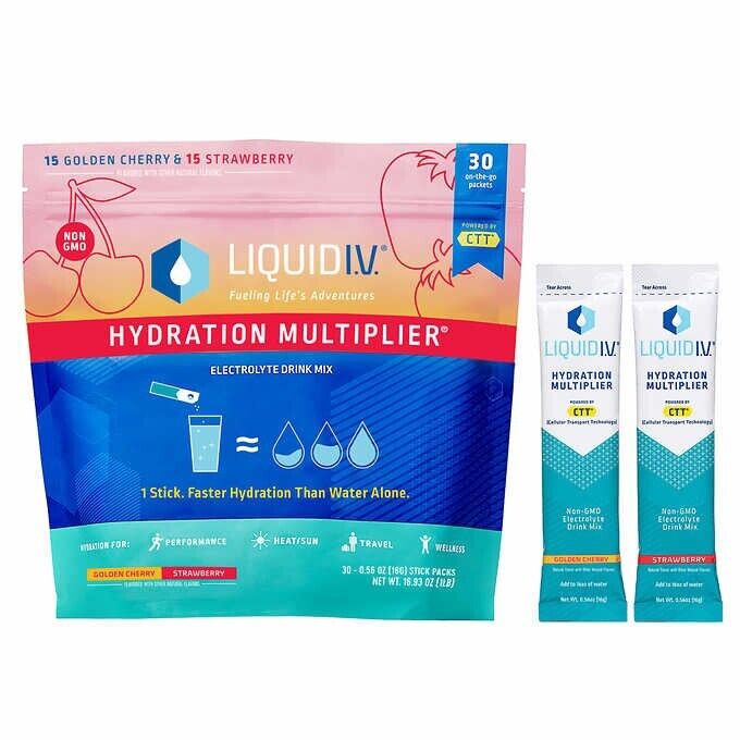Lot # 958 Liquid I.V. Hydration Multiplier Electrolyte Drink $47