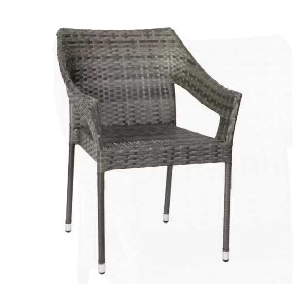 Lot # 2284 Carnegy Avenue Gray Outdoor Dining Chair $70