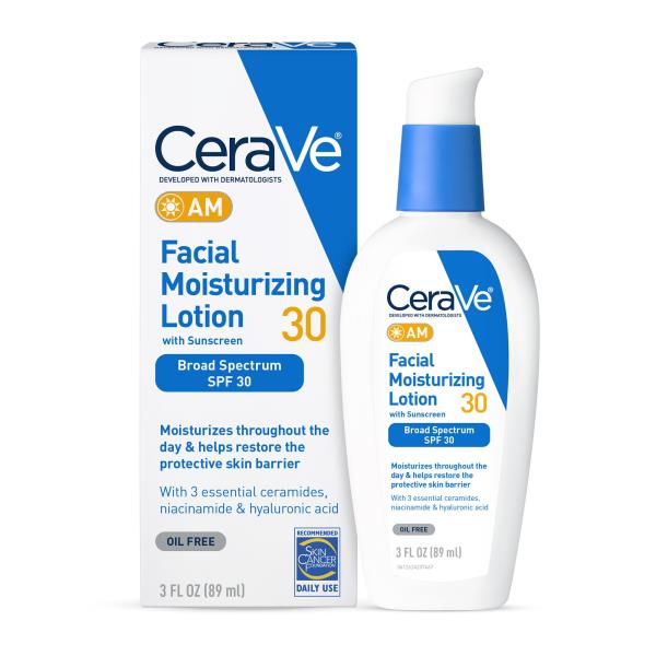 Lot # 247 CeraVe AM Facial Moisturizing Lotion with SPF 30
