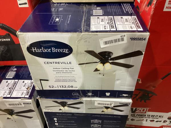 Lot # 619 Harbor Breeze Centreville  Indoor Ceiling Fan $95