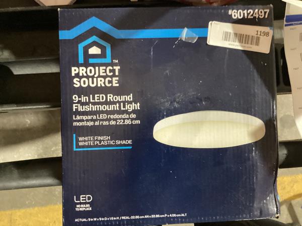 Lot # 1198 Project Source 1-Light 9in LED Light