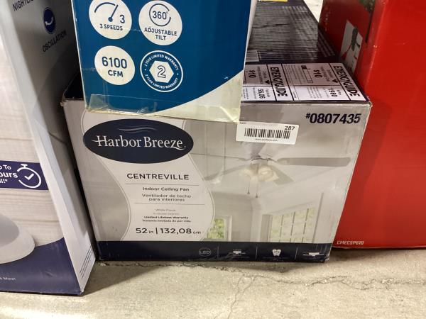 Lot # 287 Harbor Breeze Centreville 52-in Ceiling Fan $90
