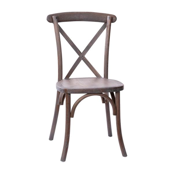 Lot # 1939 FlashFurniture Advantage Driftwood XBack Chair$278