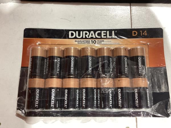 Lot # 377 Duracell D 1.5V Coppertop D14 Batteries $31