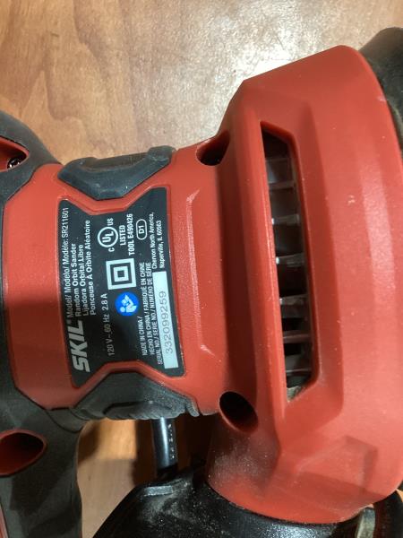Lot # 346 SKIL 5” Orbital Sander with Cyclonic Dust Box $38