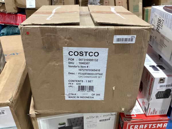 Lot # 271 Northwood Cottage 12-Piece Dinnerware Set $120