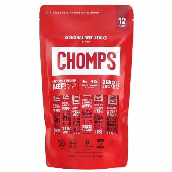 Lot # 1100 Chomps Original Beef Sticks $27.00