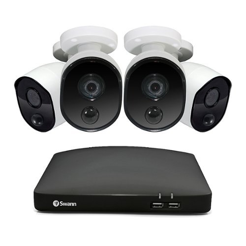Lot # 1004 Swann 4-Channel 64GB DVR Security Camera $189