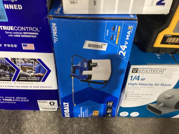 Lot # 1265 Kobalt 2.11-Gallon Plastic Pump Sprayer $100