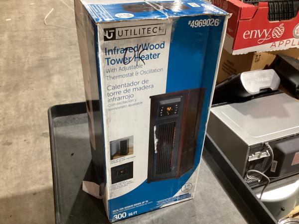 Lot # 1502 Utilitech 1500-Watt Electric Space Heater $100