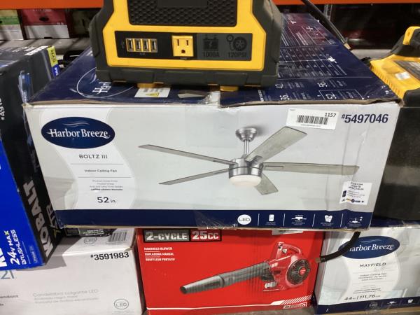 Lot # 1157 Harbor Breeze Indoor Ceiling Fan $150