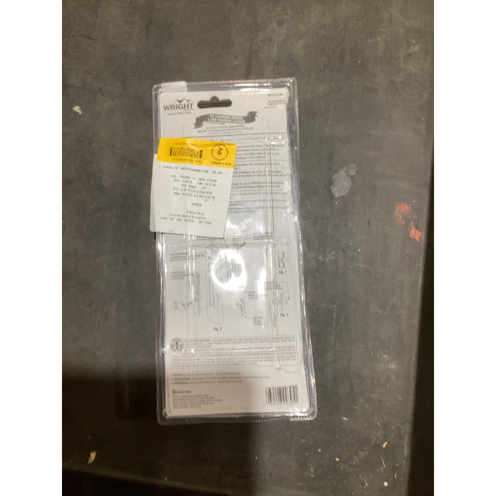 Lot # 1599 Wright Products VK1132BL KEYED Flush MOUNT $42