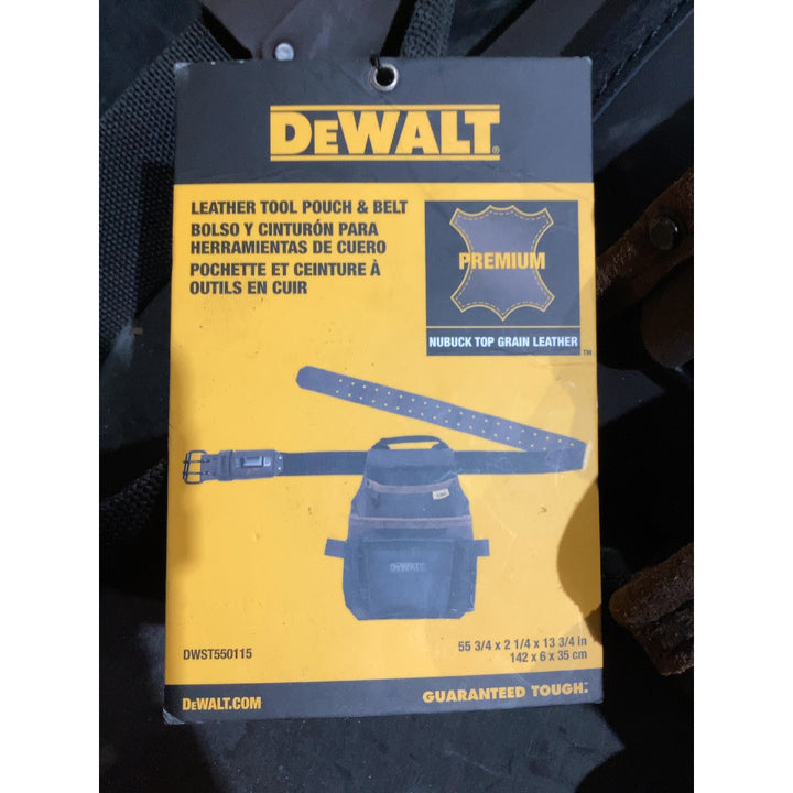 Lot # 1118 DEWALT Leather Tool Pouch $64.90