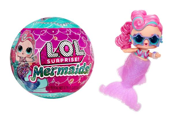 Lot # 426 LOL Surprise Mermaids Tots with Color Change Tail, Make A Mermaid Tail, 8 Dolls to Collect, Fashion Accessories, Great Gift for Kids Ages 4+