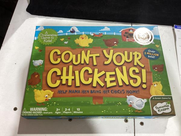 Lot # 31 Count Your Chickens! Board Game