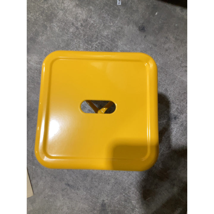 Lot # 850 Yellow Metal Stool $45.00