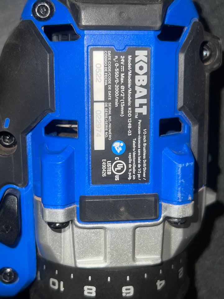 Kobalt 24-volt 4-Tool Brushless Power Tool Combo Kit with Soft Case (1-Battery Included and Charger Included) (USED)