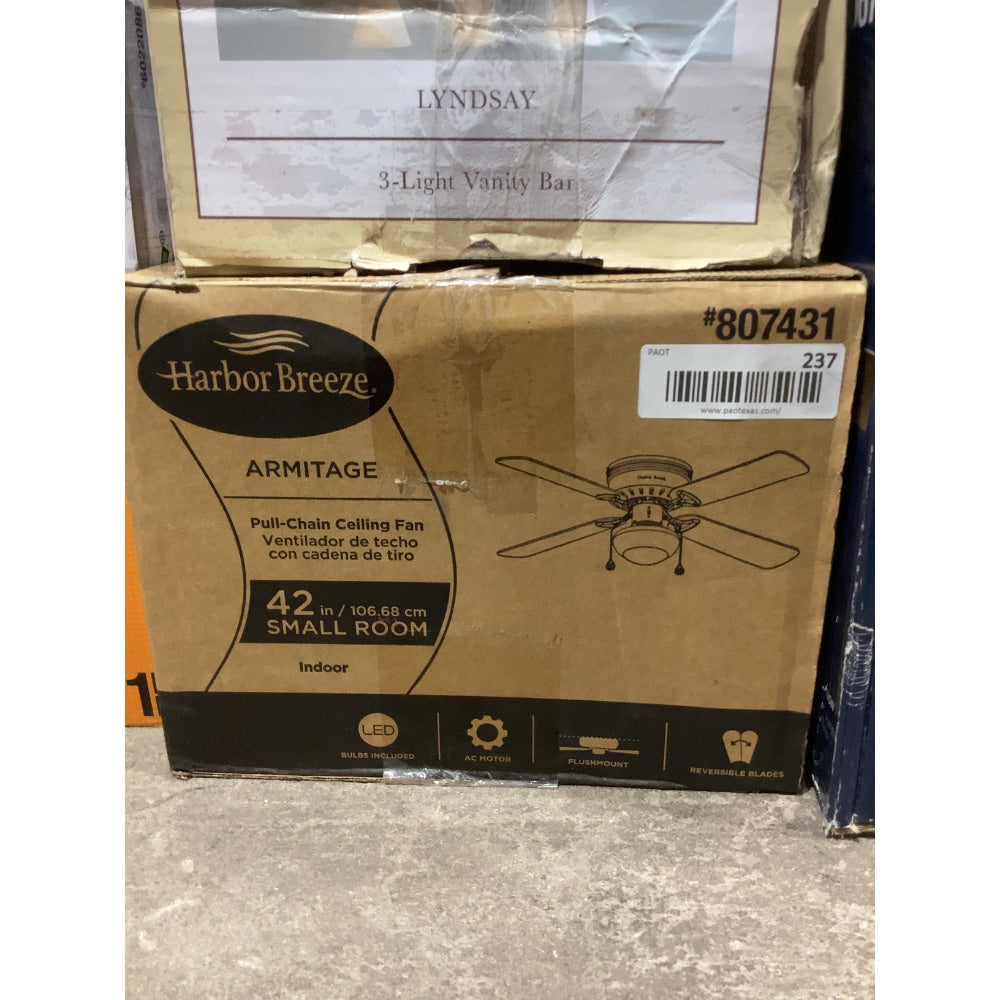Lot # 237 Harbor Breeze Ceiling Fan $66.55